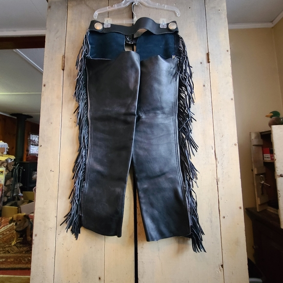 Leather Riding Chaps - Picture 3 of 13